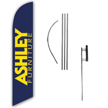 Feather Flag Bundle Ashley Funiture Flag 4 Pole Kit Ground Spike