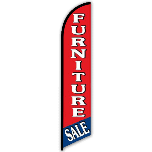 Feather Flag with Furniture Sale print
