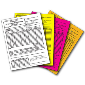 4 part carbonless forms