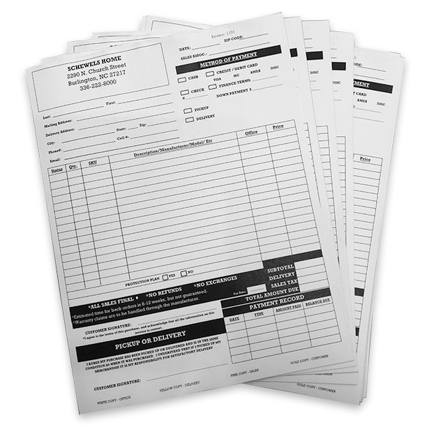 NCR Carbonless Forms