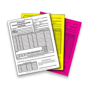 3 part carbonless form