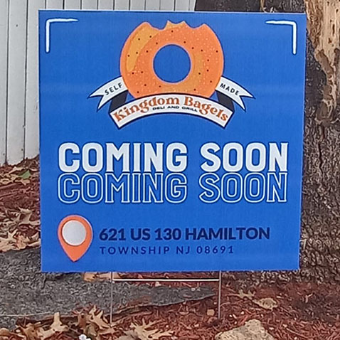 Coming Soon Promotional Yard Sign