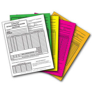 NCR 5 Part Carbonless Forms