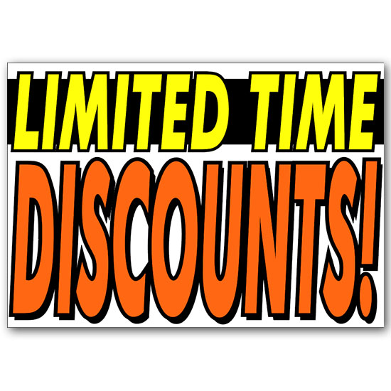 Ceiling Dangler - LIMITED DISCOUNTS - 28 inches x 20